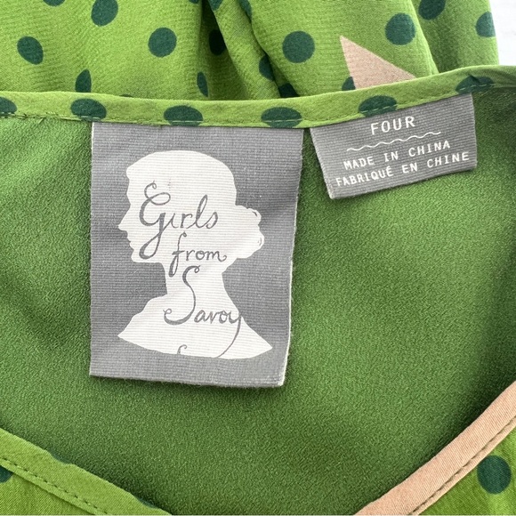 ANTHROPOLOGIE Girls From Savoy NOVA silk DRESS - Picture 5 of 10